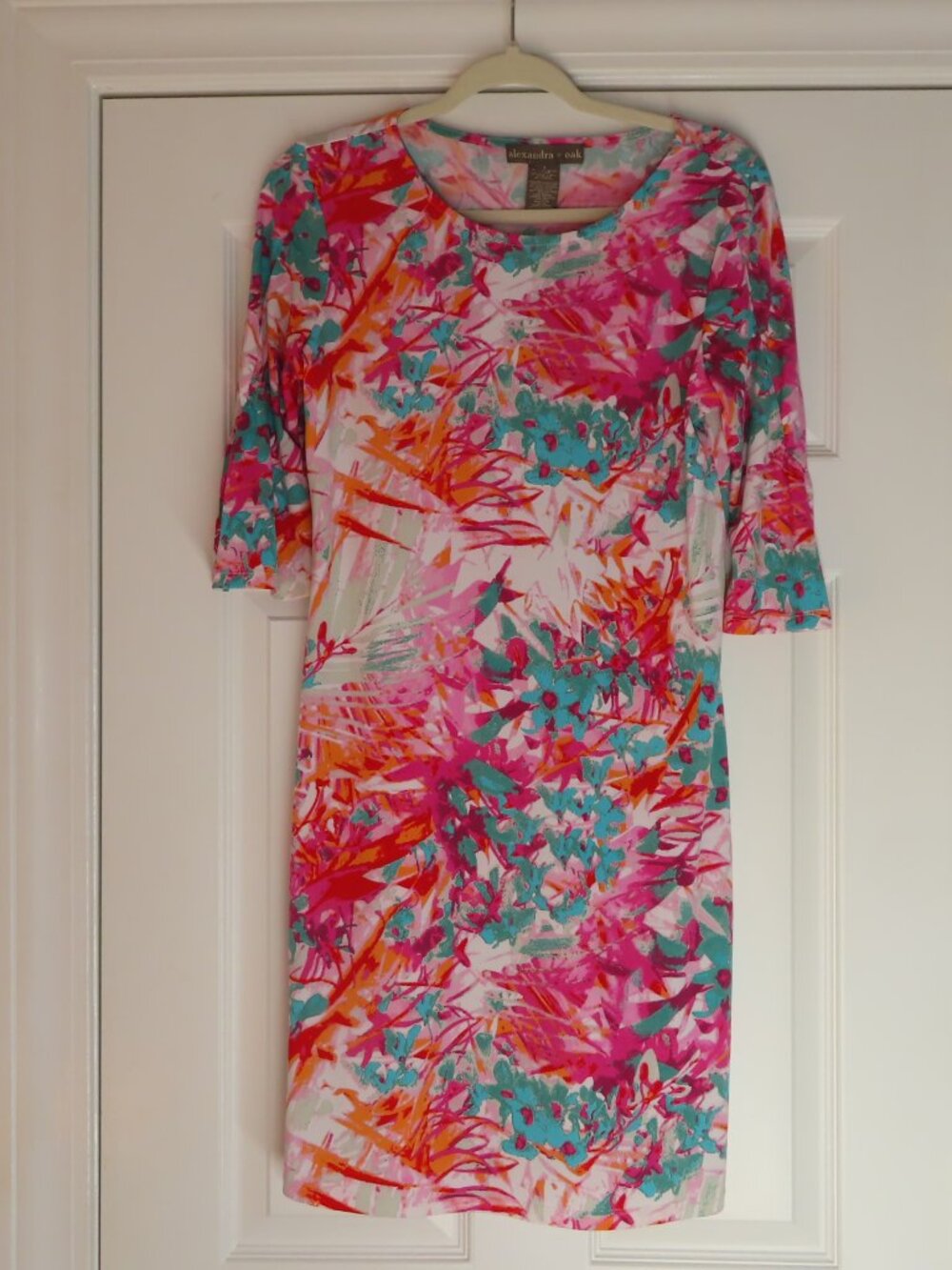 Alexandra & Oak Dopamine Tropical Summer Dress Vacation Resort Summer Small